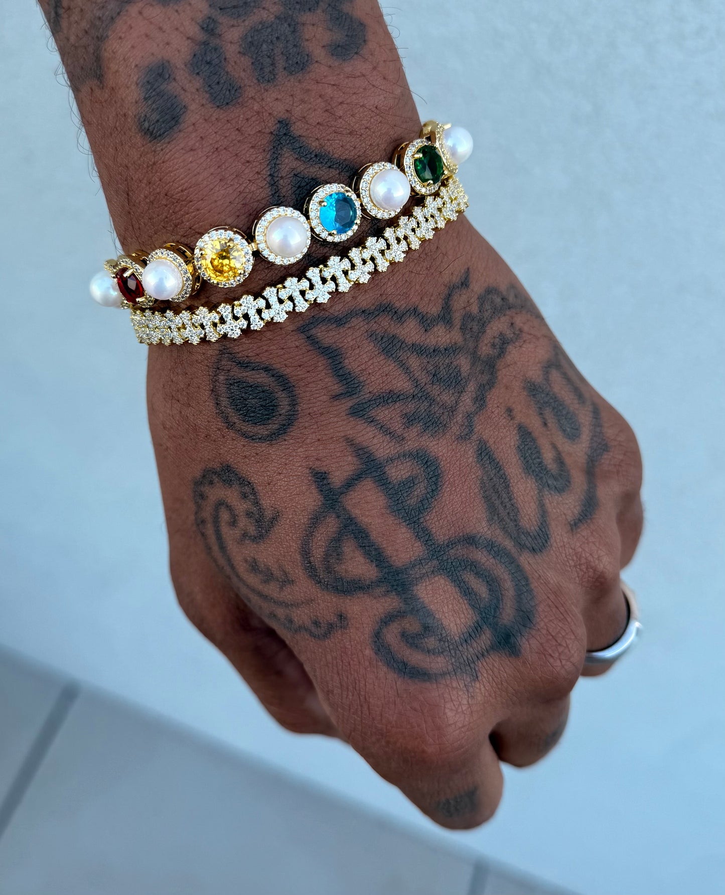 Crossroads bracelet gold