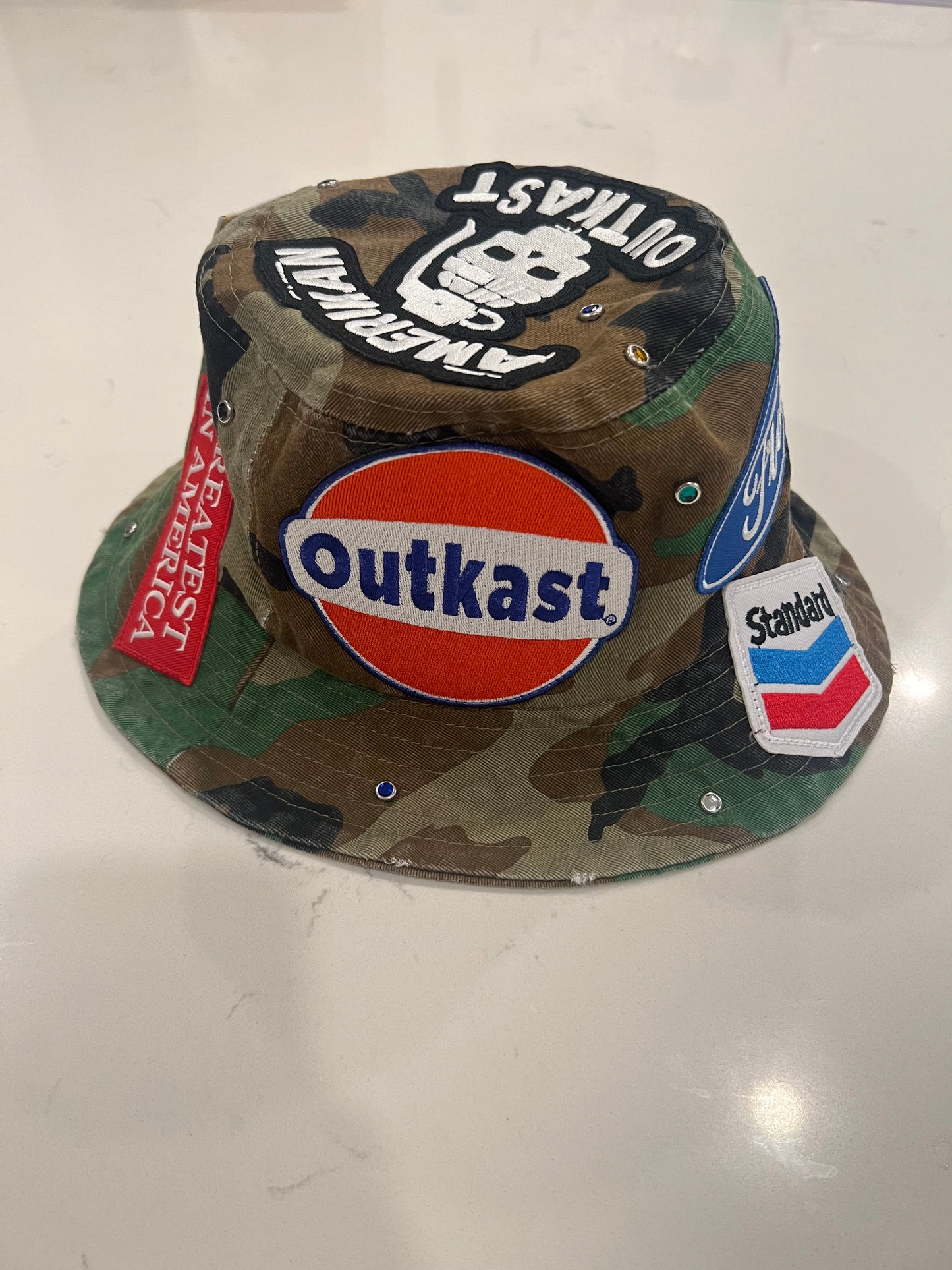 Saved from hell studded bucket