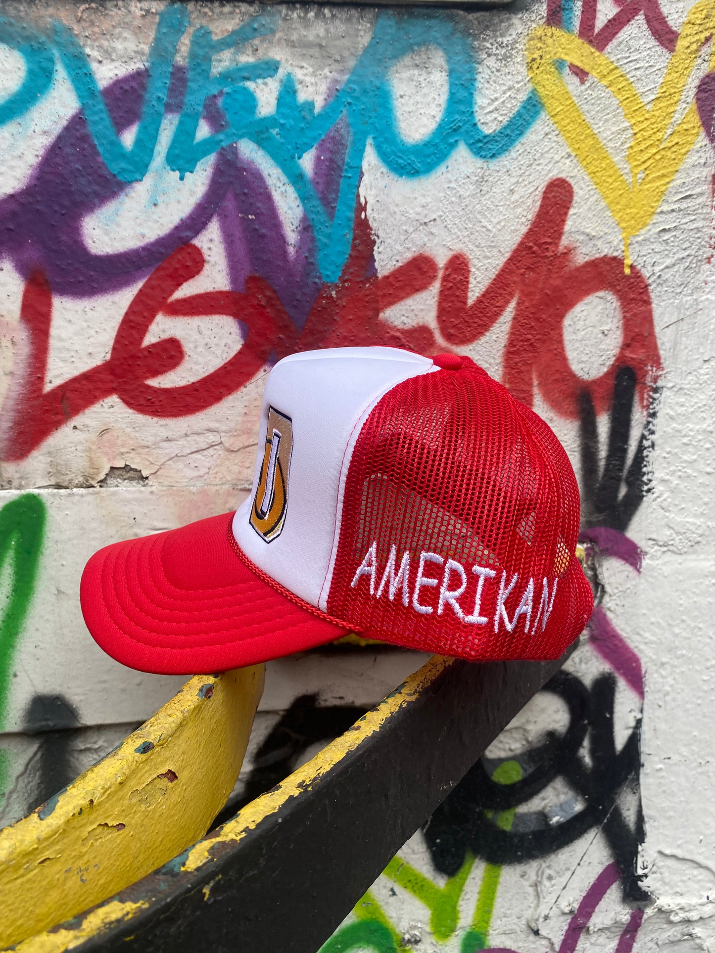 AO Smiley trucker Red