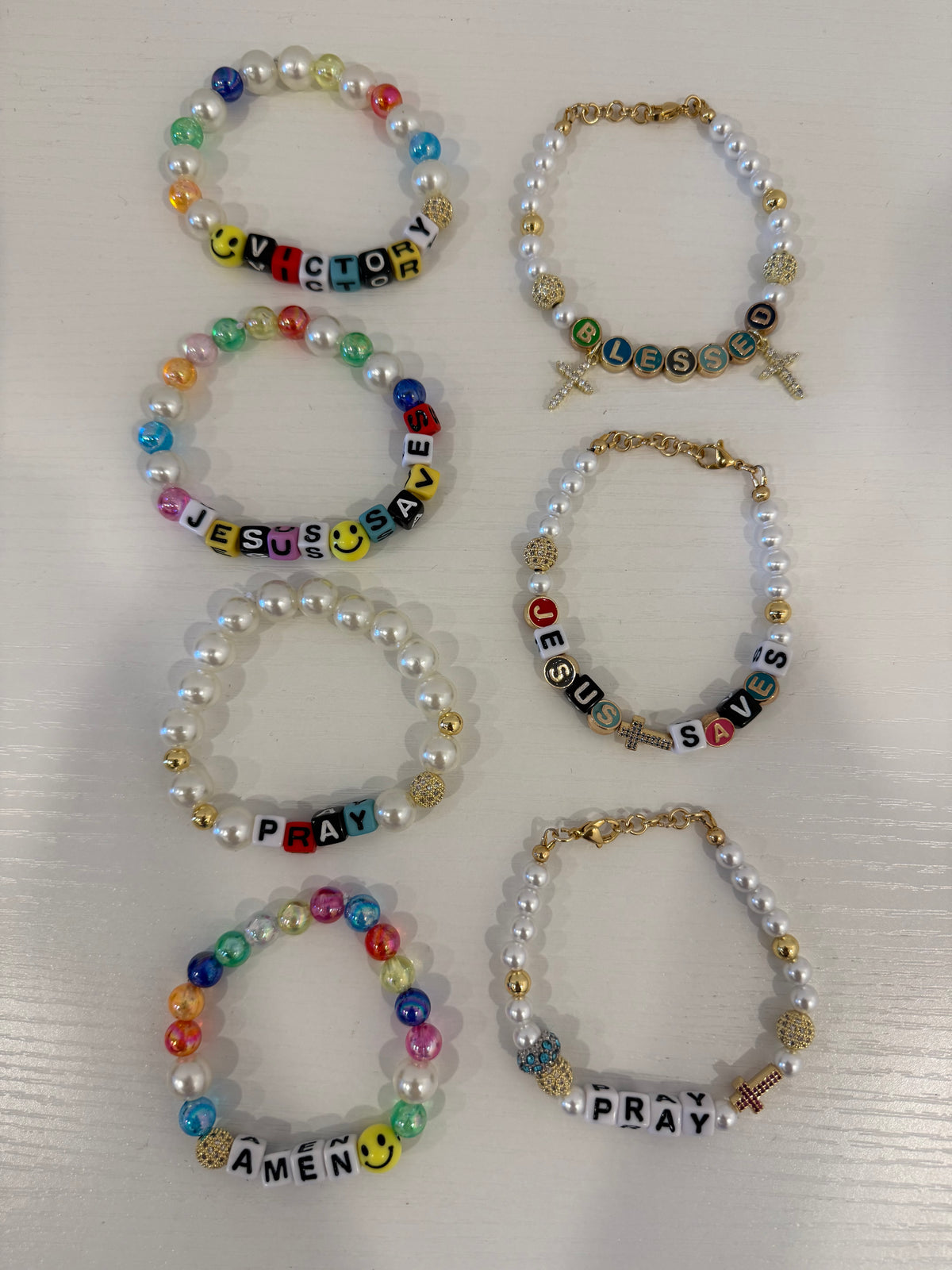Faith Collection Stretchy Bracelets