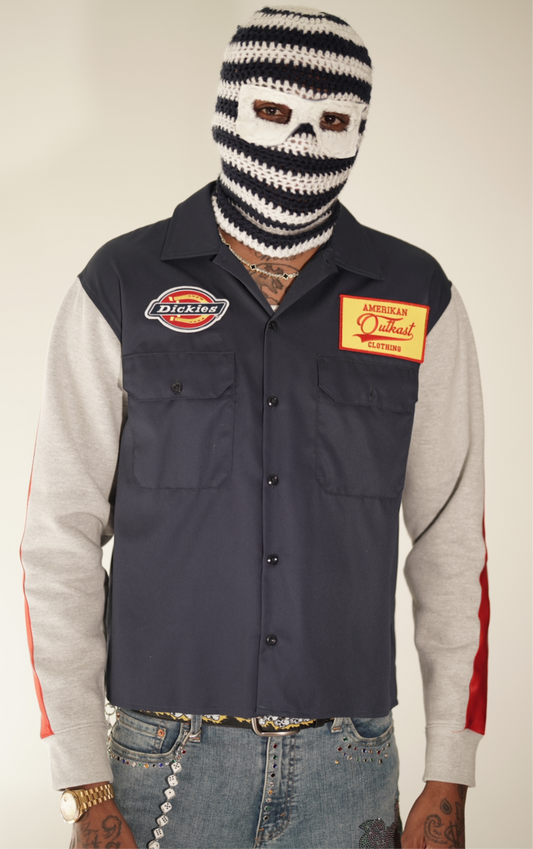 AO button up sweater