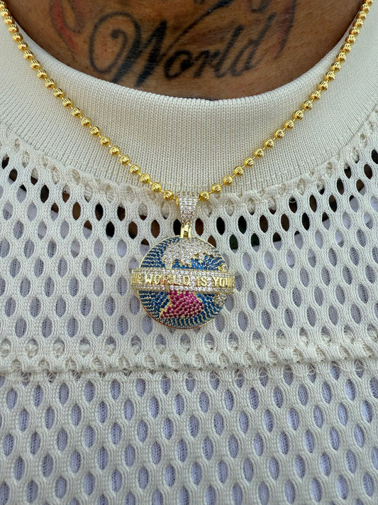 The world is yours gold