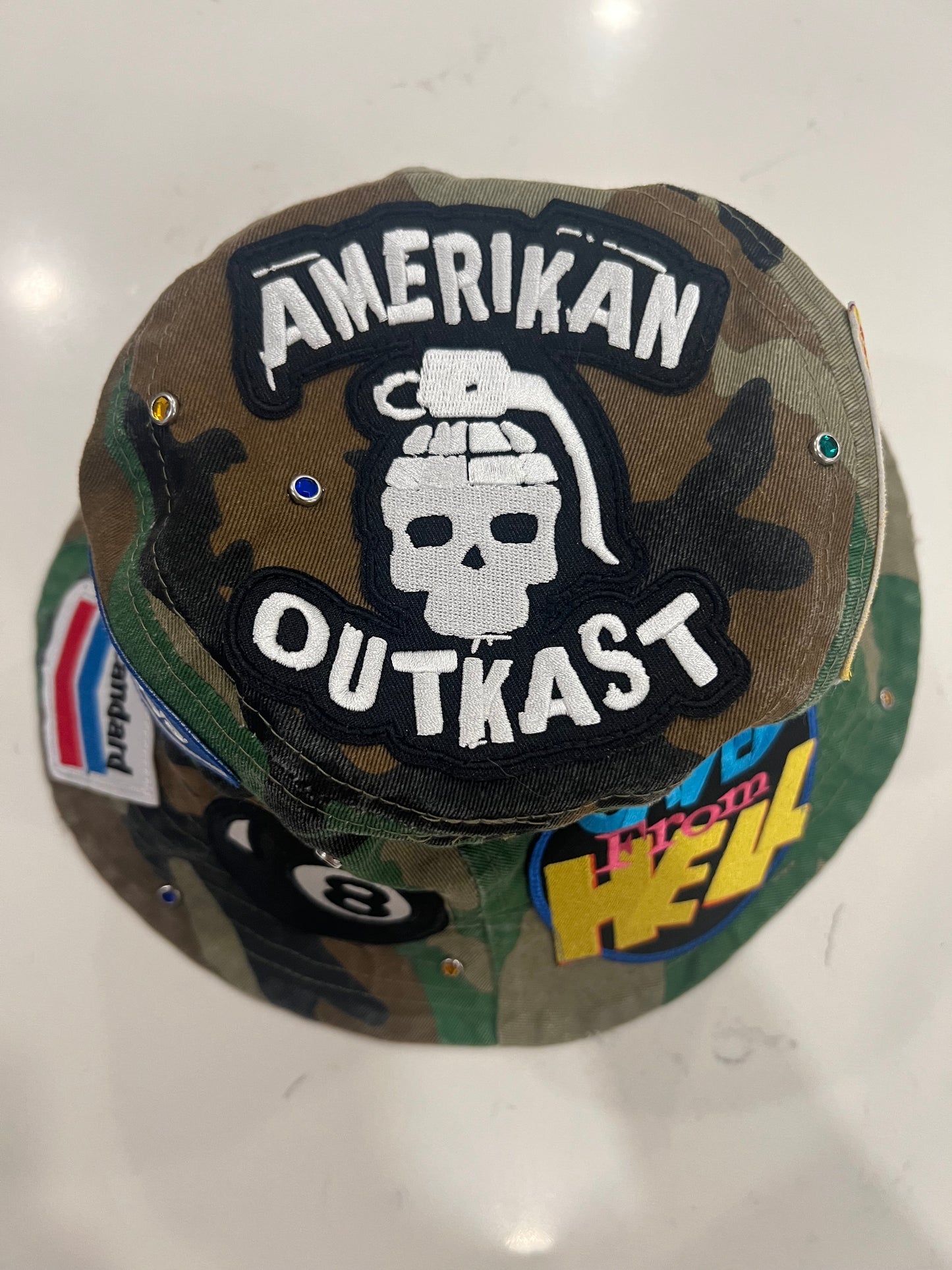 Saved from hell studded bucket