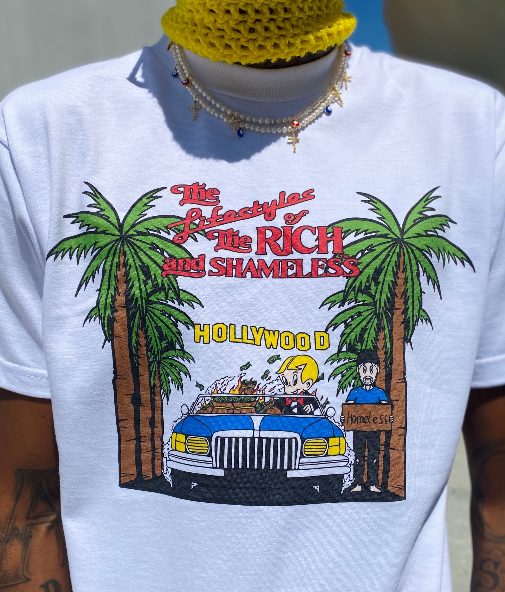 LOR tee white