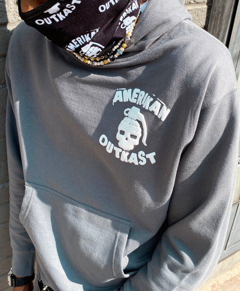 Forbidding hoodie grey