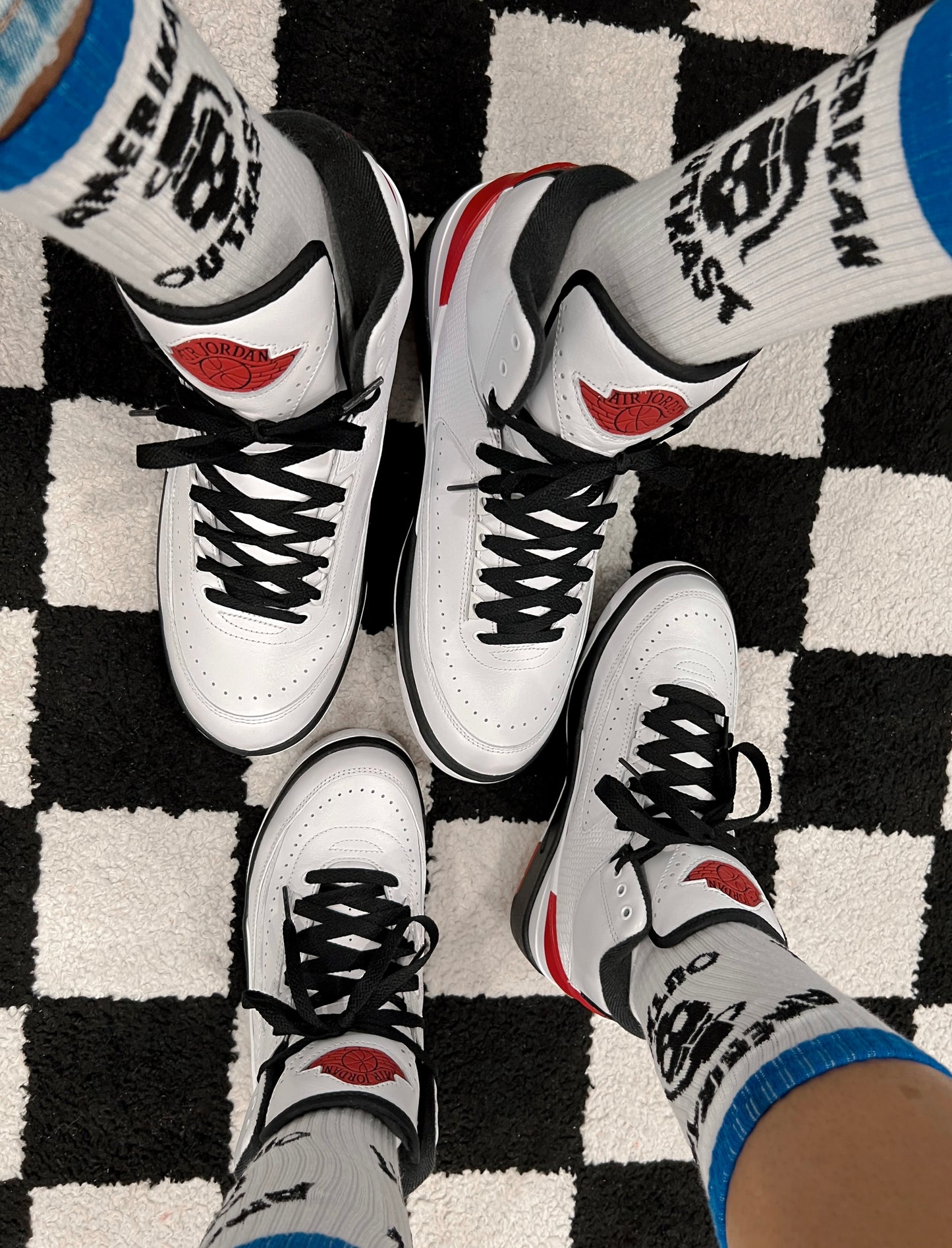 AO color block sock