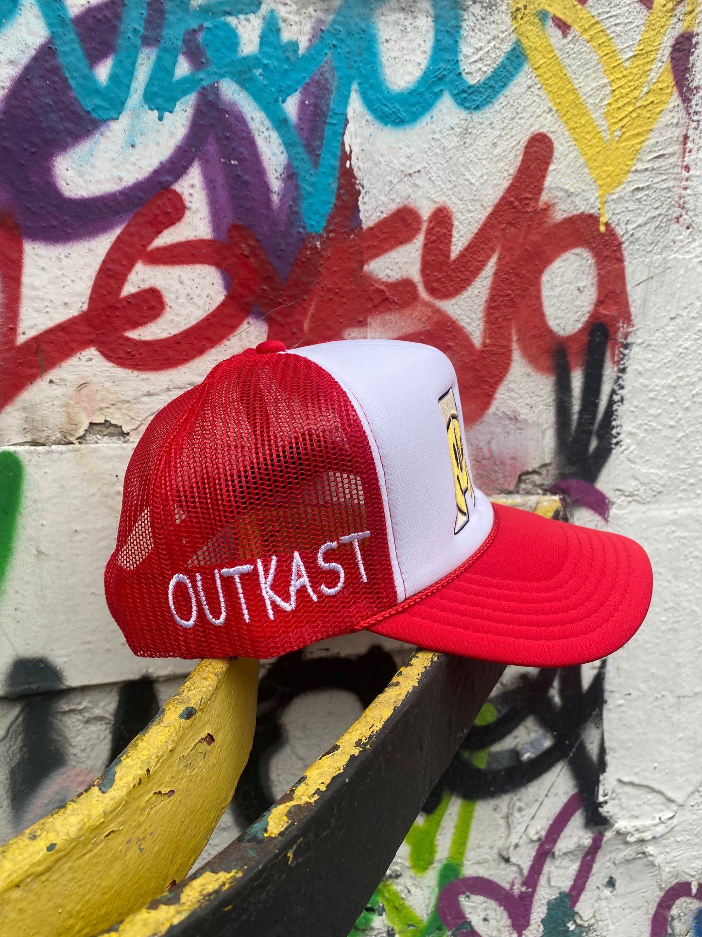 AO Smiley trucker Red