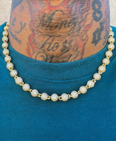 Hotshot ball chain gold
